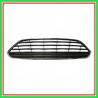 Black Radiator Grille With Chrome Moldings-Chrome Frame Mod Up 02-16 FORD Fiesta Mk Vi-(Year 2013-2017)