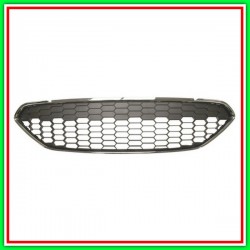 Black Radiator Grille With Chrome Frame Mod 02-16 Onwards FORD Fiesta Mk Vi-(Year 2013-2017)