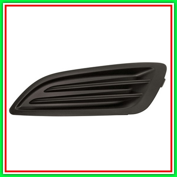 Griglia Sinistra Paraurti Goffrata Nera Senza Sede Fendinebbia Ford Fiesta Mk Vi-(Anno 2013-2017)