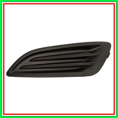 Griglia Sinistra Paraurti Goffrata Nera Senza Sede Fendinebbia Ford Fiesta Mk Vi-(Anno 2013-2017)