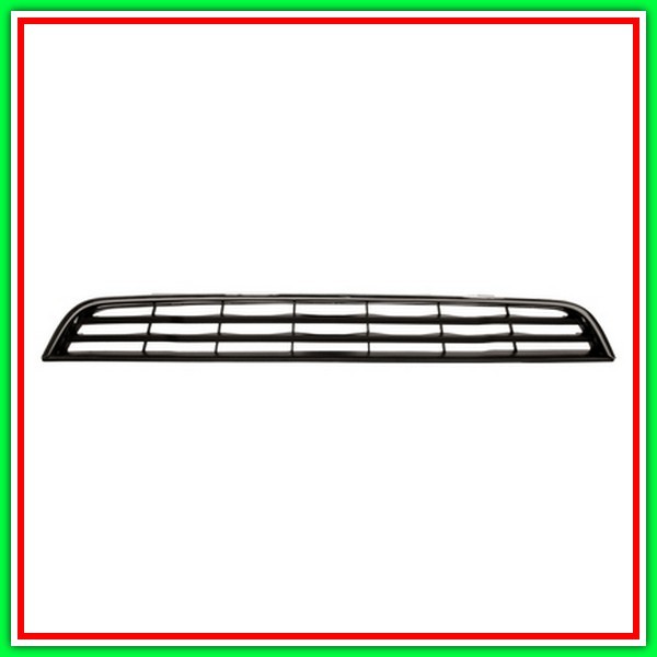 Griglia Inferiore Paraurti Nera Con Cornice Cromata Ford Fiesta Mk Vi-(Anno 2013-2017)