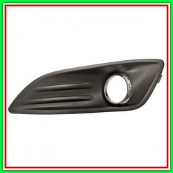 Grid Left Paraurti Black Embossed-With Fendi-With Chrome Frame FORD Fiesta Mk Vi-(Year 2013-2017)