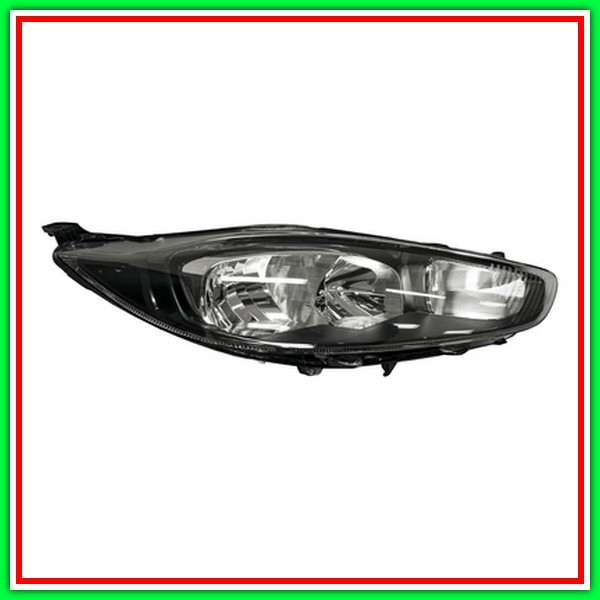 Proiettore Destro H7-H15 Elettrico Con Motore-Nero Ford Fiesta Mk Vi-(Anno 2013-2017)