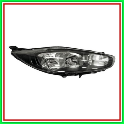 Proiettore Destro H7-H15 Elettrico Con Motore-Nero Ford Fiesta Mk Vi-(Anno 2013-2017)