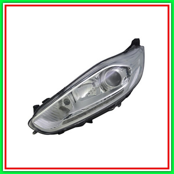 Proiettore Sinistro H1-H7 Elettrico Con Motore-Con Led Ford Fiesta Mk Vi-(Anno 2013-2017)