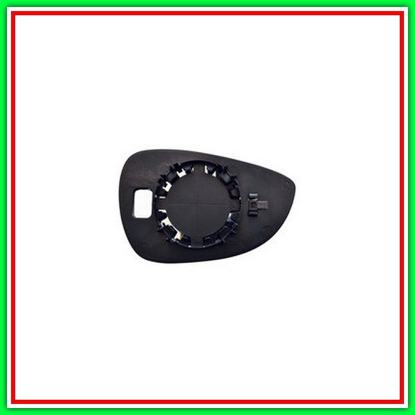 Piastra Specchio Sinistra Asferica Cromata Ford Fiesta Mk Vi-(Anno 2013-2017)