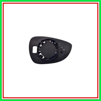 Piastra Specchio Sinistra Asferica Cromata Ford Fiesta Mk Vi-(Anno 2013-2017)