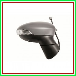 Electric-Thermal Right Rearview Mirror-With Primer-Lockable-With Headlight-With Courtesy-Aspheric Light-Chrome-10H10P