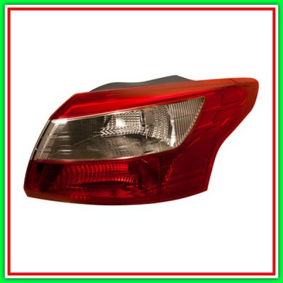 Fanale Posteriore Destro Esterno Senza Portalampada Mod 4 Porte Ford Focus-(Anno 2011-2014)