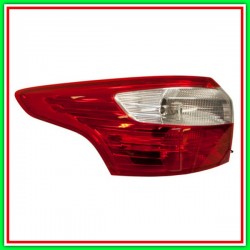 External Left Headlight Without Lamp-LED Door-Led Mod Station Wagon FORD Focus-(Year 2011-2014)