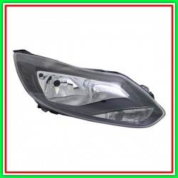 Right Projector H7-H1 Electric With Engine-Black FORD Focus-(Year 2011-2014)