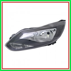 Proiettore Sinistro H7-H1 Elettrico Con Motore-Nero Ford Focus-(Anno 2011-2014)