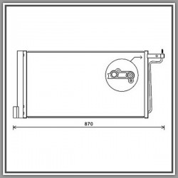 Condensatore Ford Focus-(Anno 2011-2014)