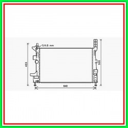 Radiatore Ford Focus-(Anno 2011-2014)