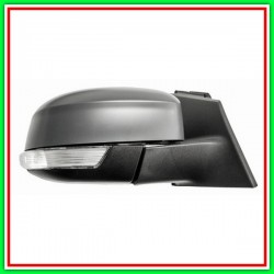Electric Right Rearview Mirror With Primer-Con Probe-With 10H7P Light FORD Focus-(Year 2011-2014)