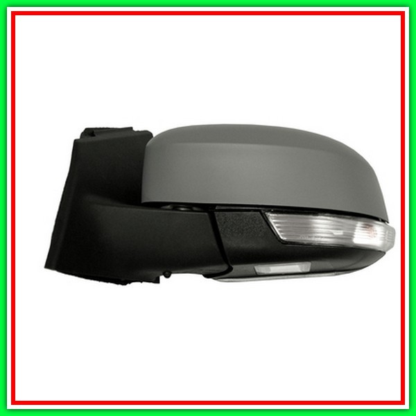 Retrovisore Sinistro Elettrico-Termico Con Primer-Con Fanale-Con Luce Cortesia-Chiudibile 10H8P Ford Focus-(Anno 2011-2014)