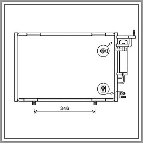 Condensatore Ford B-Max-(Anno 2012-2017)