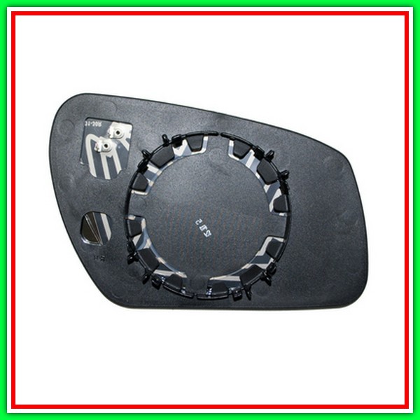 Piastra Specchio Sinistra Convessa-Termica Cromata Ford C-Max-(Anno 2003-2007)