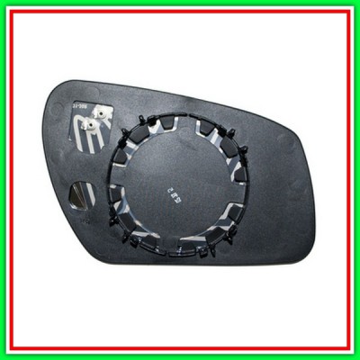 Piastra Specchio Sinistra Convessa-Termica Cromata Ford C-Max-(Anno 2003-2007)