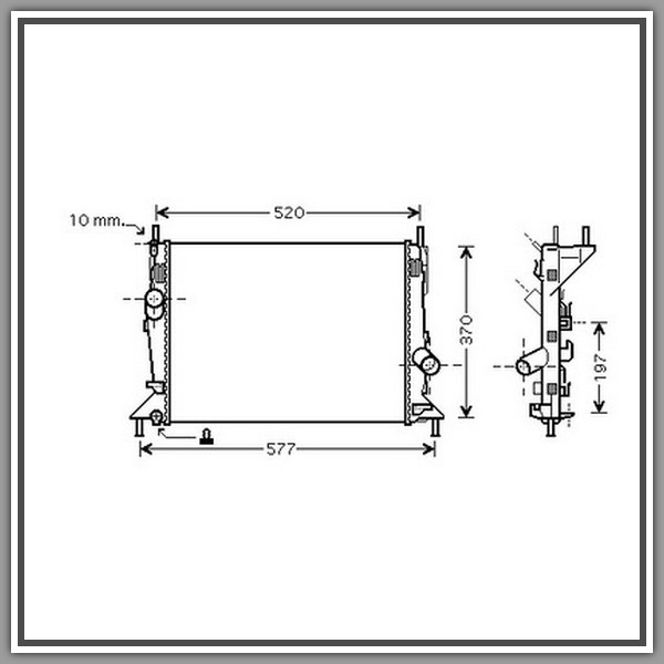 Radiatore Ford C-Max-(Anno 2003-2007)