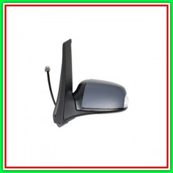 Electric-Thermal Left Rearview Mirror With Primer-With Headlight-With Courtesy-Convex-Chrome Light 10H7P FORD C-Max-(2003-2007)