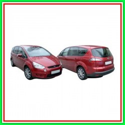 Retrovisore Sinistro Elettrico-Termico Con Primer-Con Fanale-Con Luce Cortesia-Asferico-Cromato Ford S-Max-(Anno 2006-2010)