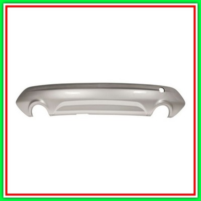 Spoiler Paraurti Posteriore Grigio-Argento-Con Scarico Doppio Ford Kuga-(Anno 2013-2016)