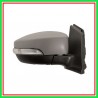 Retrovisore Destro Elettrico-Termico-Con Primer-Con Fanale-Asferico-Cromato Ford Kuga-(Anno 2013-2016)