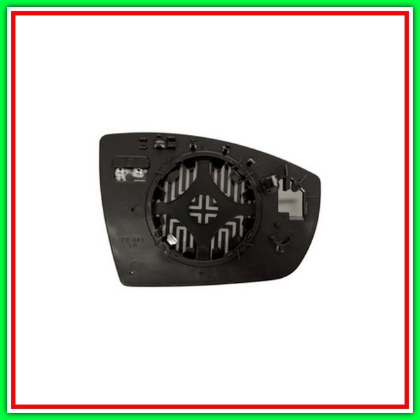 Piastra Specchio Sinistra Asferica-Termica Cromata Ford Kuga-(Anno 2013-2016)