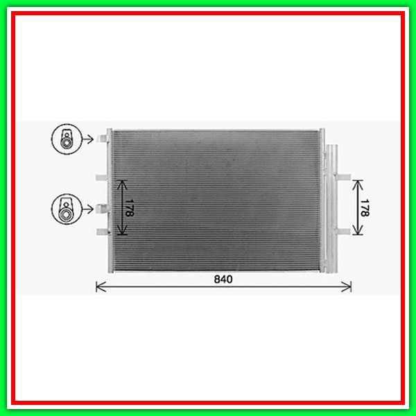 Condensatore Ford Transit-(Anno 2006-2013)