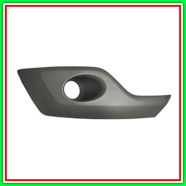 Griglia Destra Paraurti Nera-Con Sede Fendi Ford TransitTourneo-Custom (Ttf)-(Anno 2013-2018)