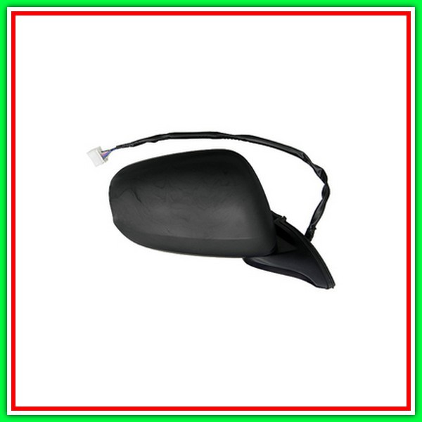 Retrovisore Destro Elettrico-Nero-Termico-Convesso-Cromato Honda Jazz-(Anno 2008-2010)