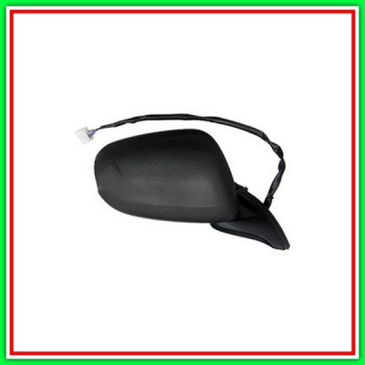 Retrovisore Destro Elettrico-Nero-Termico-Convesso-Cromato Honda Jazz-(Anno 2008-2010)