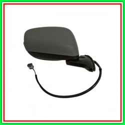 Electric Right Rearview Mirror With Primer-Closeable-Convex-Chrome HONDA Jazz-(Year 2008-2010)