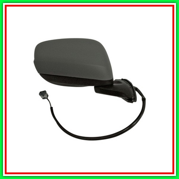 Retrovisore Destro Elettrico Con Primer-Chiudibile-Convesso-Cromato Honda Jazz-(Anno 2008-2010)