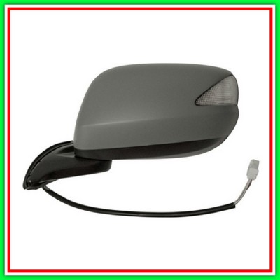 Retrovisore Sinistro Elettrico Con Primer-Con Fanale Honda Jazz-(Anno 2008-2010)