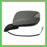 Retrovisore Sinistro Elettrico Con Primer-Con Fanale-Chiudibile-Cromato-Convesso Honda Jazz-(Anno 2008-2010)