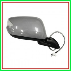 Electric-Thermal Right Rearview Mirror-With Primer-With Headlight-Lockable-Convex-Chrome HONDA Jazz-(Year 2008-2010)