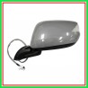 Retrovisore Sinistro Elettrico-Termico Con Primer-Con Fanale-Chiudibile-Cromato-Convesso Honda Jazz-(Anno 2008-2010)