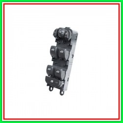 Black Push-button-4 Switches-Raiser Front Door Left-3 Pins HONDA Crv-(Year 2012-2015)