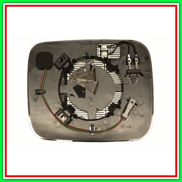 Piastra Specchio Destra Convessa-Termica Cromata-Con Antiabbagliante Jeep Renegade-(Anno 2014 In Poi)