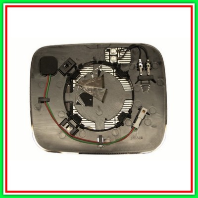 Piastra Specchio Destra Convessa-Termica Cromata-Con Antiabbagliante Jeep Renegade-(Anno 2014 In Poi)