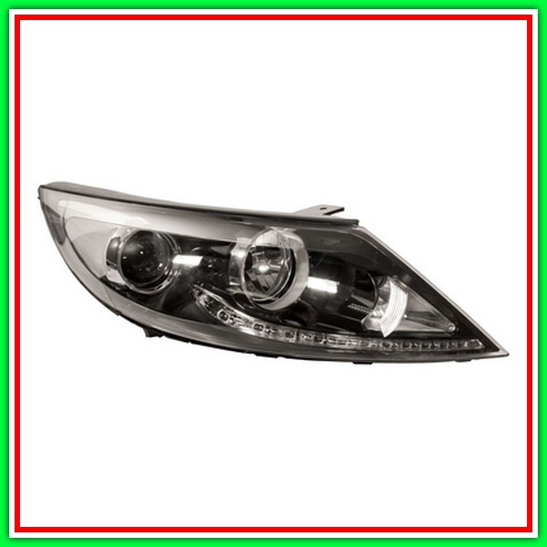 Right Projector H7-H7 Electric With Daytime Light-Led Motor-With KIA Sportage (Sl)-(Year 2011-2015)