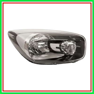Proiettore Destro H4 Elettrico Senza Motore Kia Picanto-(Anno 2011-2015)