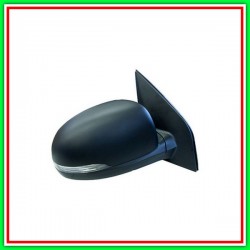 Retrovisore Destro Elettrico-Nero-Con Fanale-Convesso-Cromato Kia Picanto-(Anno 2011-2015)