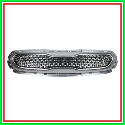 Griglia Radiatore Nero-Lucida Con Cornice Cromata Kia Niro-(Anno 2016-2019)