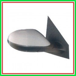 Right Cable Rearview Mirror With Primer-Convex-Chrome LANCIA Ypsilon-(Year 2003-2006)