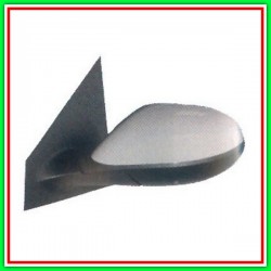 Left Cable Rearview Mirror With Primer-Convex-Chrome LANCIA Ypsilon-(Year 2003-2006)