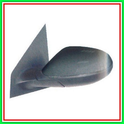 Retrovisore Sinistro Elettrico-Nero-Termico-Convesso-Cromato -Mod Fino 06-2005 Lancia Ypsilon-(Anno 2003-2006)