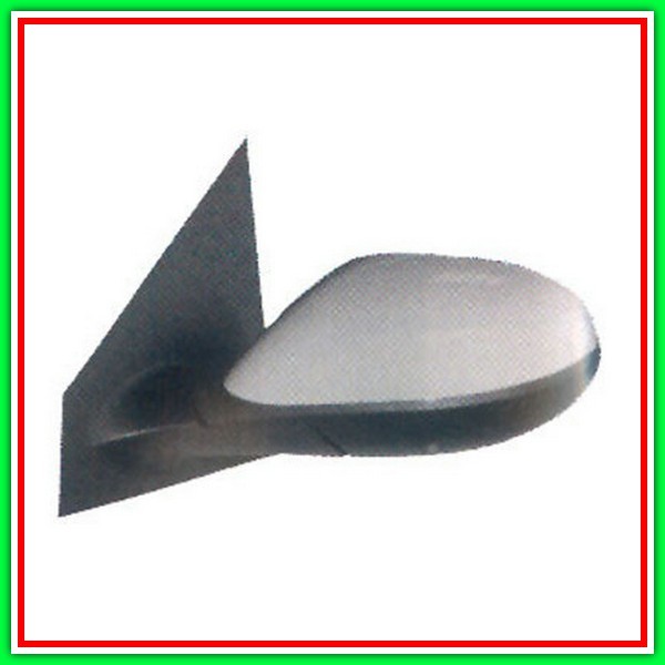 Retrovisore Sinistro Elettrico-Termico Con Primer-Con Sonda-Convesso-Cromato -Mod Fino 06-2005 Lancia Ypsilon-(Anno 2003-2006)